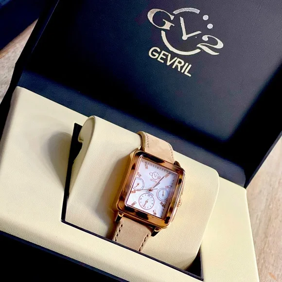 GV2 BY GEVRIL- Bari Tortoise Mother of Pearl Dial Ladies Watch 9242 Gv2 By Gevril Bari Tortoise Mother of Pearl Dial Ladies  main image 2